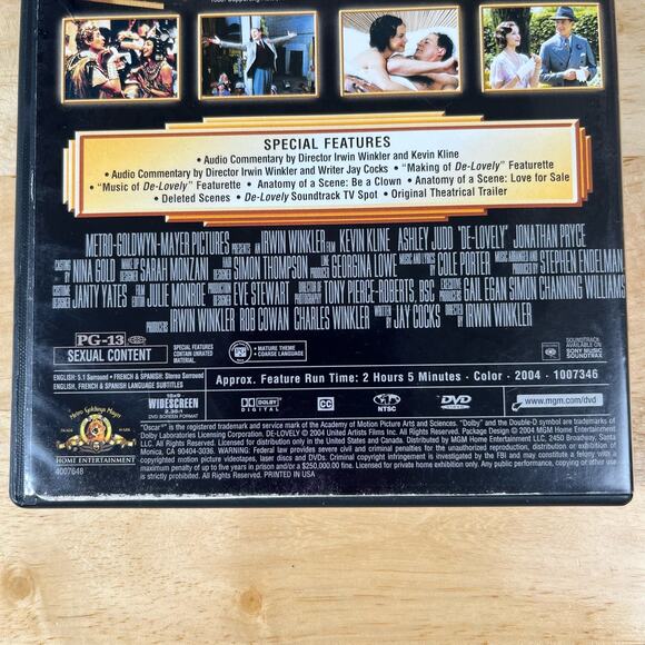 De-Lovely: The Cole Porter Story Special Edition DVD MGM Pictures 2004 - Picture 4 of 6